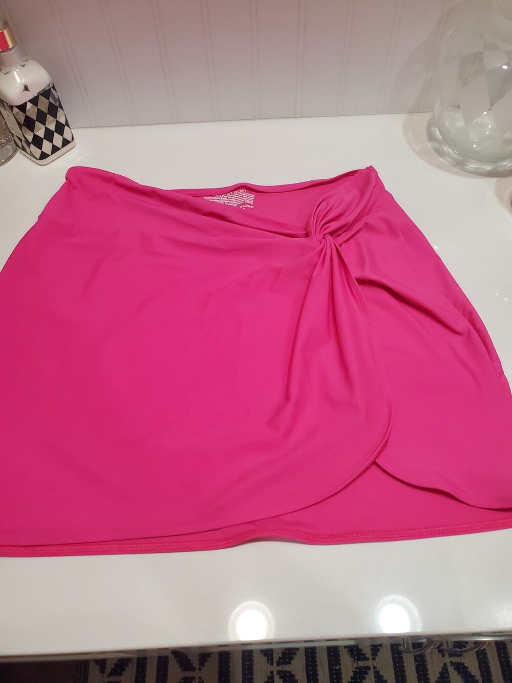 Victoria's Secret Swim Mini Sarong Cover Up Skirt size M/L Pls read